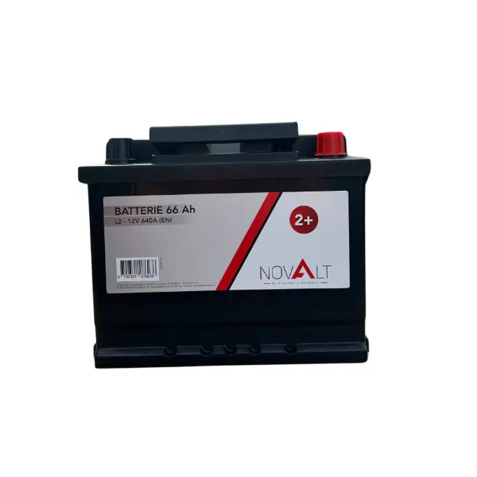 [BATNOV2+] BATTERIE NOVALT + 12V 66Ah 640A (EN) L2