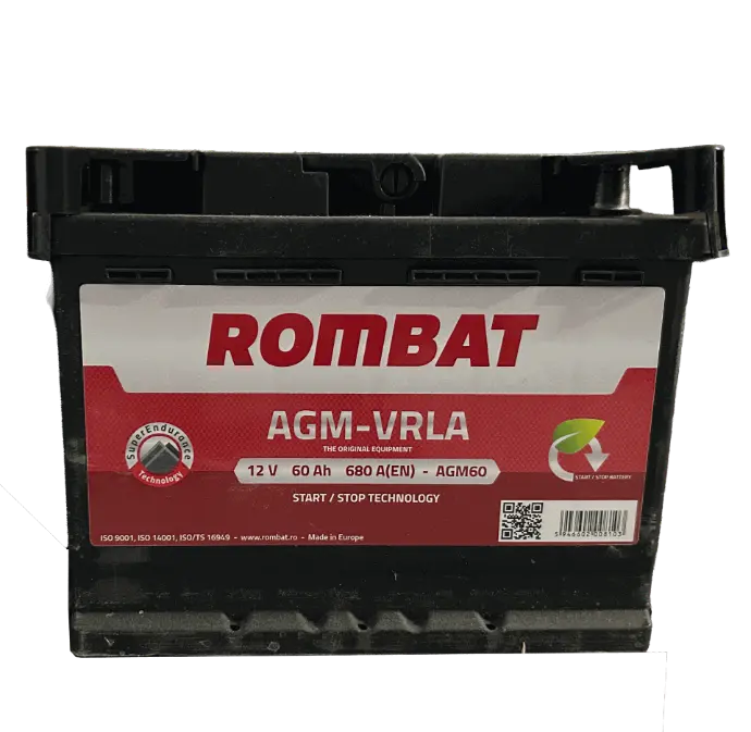 [AGM60] Batterie de démarrage AGM-VRLA [BATNOVAGM2]