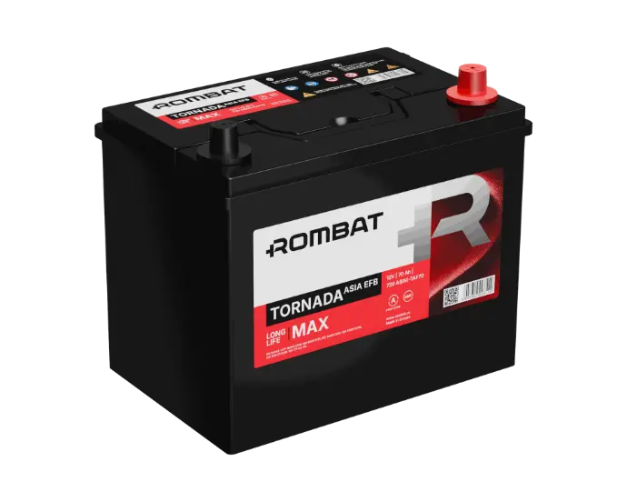 [TAF70] Batterie de démarrage TORNADA ASIA EFB