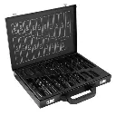 [53851] KIT DE FORETS HÉLICOÏDAUX HSS 4241, 1-10 MM, NOIR