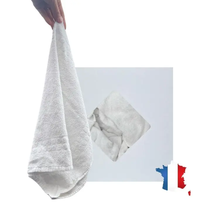 [010113A] Chiffon d'essuyage éponge blanche - EPB - carton de 8kg