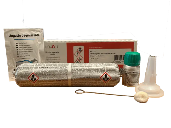 [AA2122] Kit colle pare-brise 1h - 2h BERLINGOT 400ML