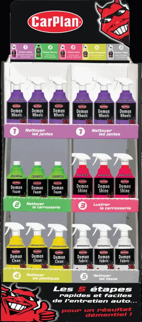 [B6DEM241] BOX CAR PLAN DEMON  5 Produits