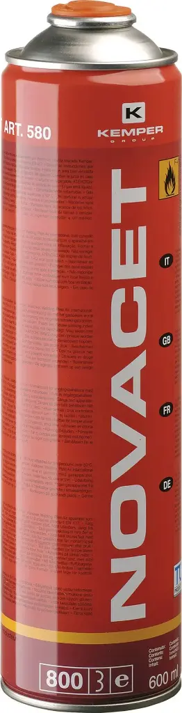 [040434] CARTOUCHE DE GAZ NOVACET 600ML 330GR DE GAZ