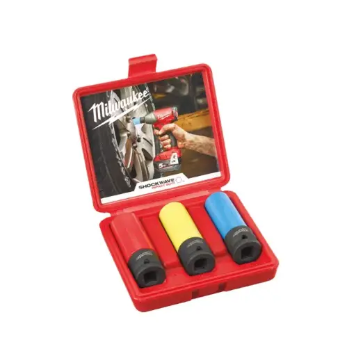 [4932451568] MILWAUKEE [4932451568] SET DOUILLES AUTOMOBILE SHW 3PCS