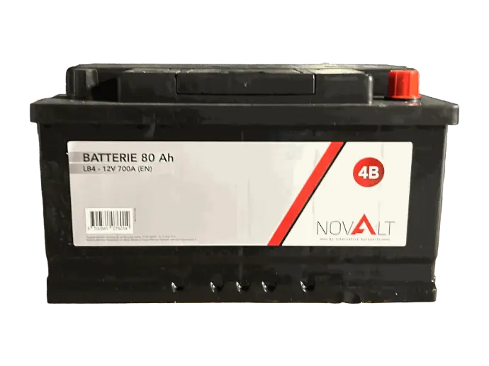 [BATNOV4B] BATTERIE NOVALT 12V 80Ah 700A LB4